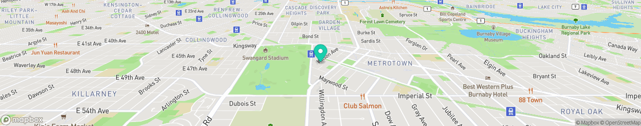 ev charging station on the map