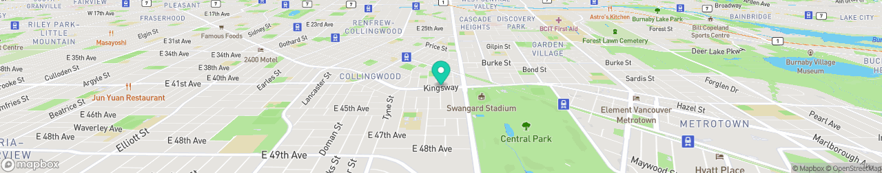 ev charging station on the map