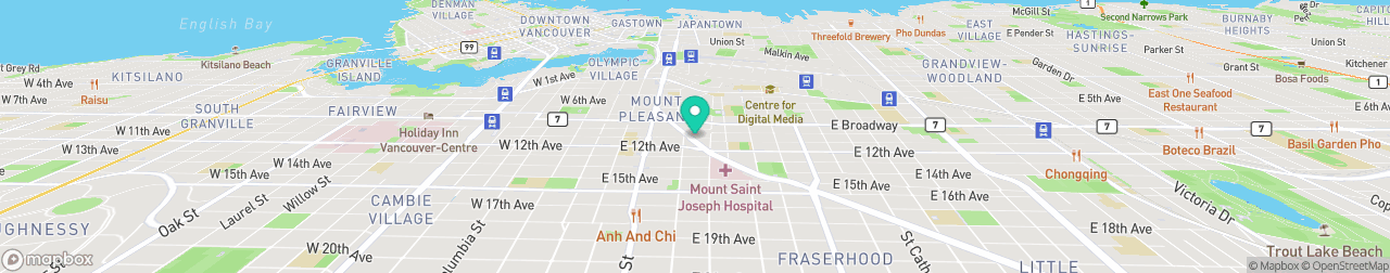 ev charging station on the map