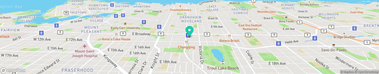 ev charging station on the map