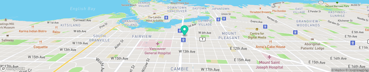 ev charging station on the map
