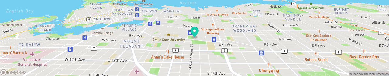 ev charging station on the map
