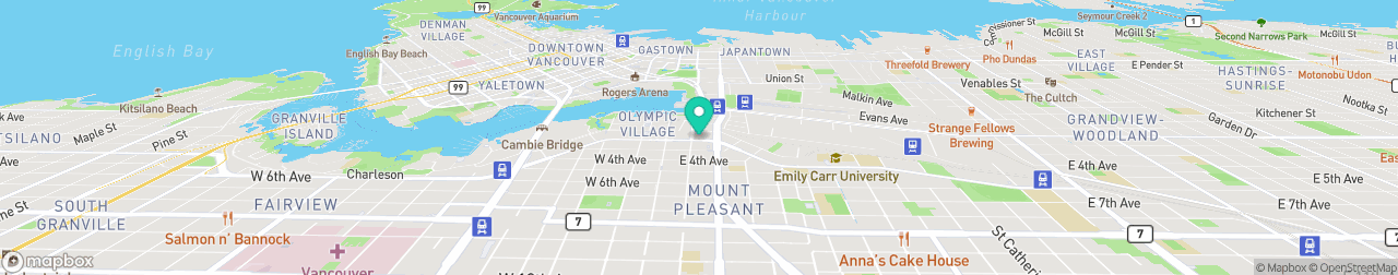 ev charging station on the map