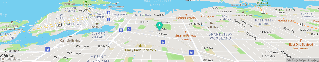 ev charging station on the map