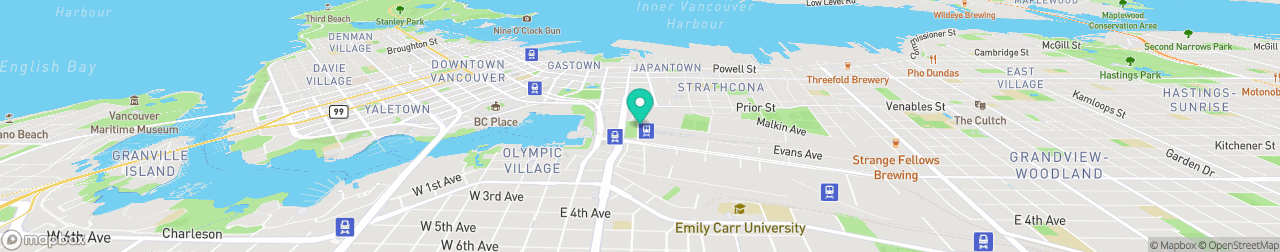 ev charging station on the map