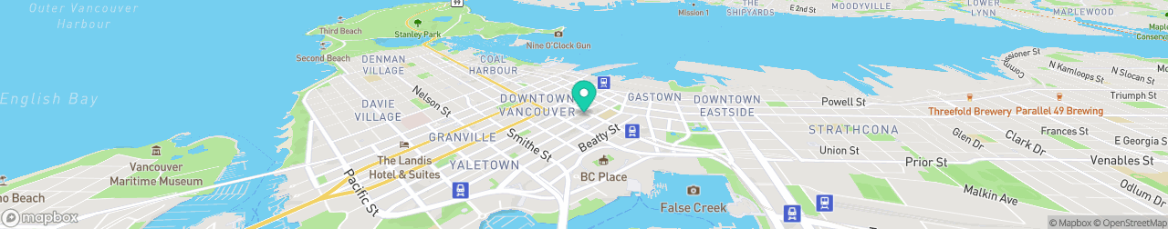 ev charging station on the map