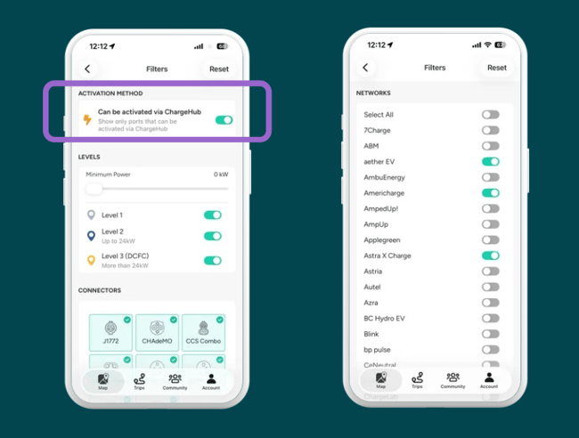 ChargeHub filters