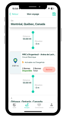 planificateur de trajet voiture électrique