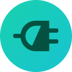 ChargeHub Logo Plug Icon - Clearspace