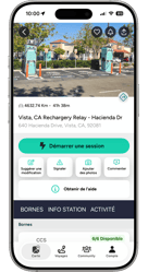 Démarrer la recharge aux bornes IONNA avec l'application ChargeHub
