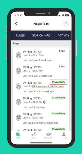 ev charging availability