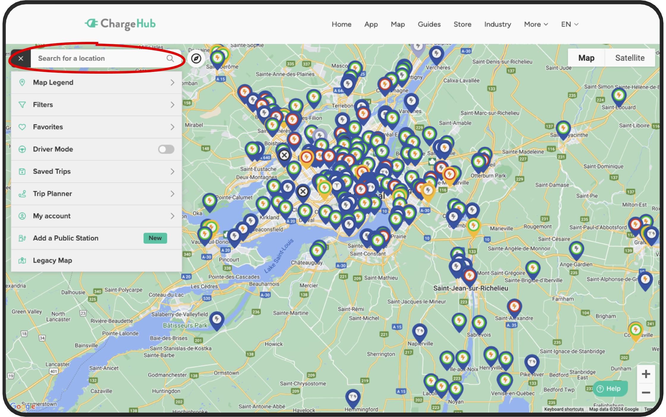 chargehub-map-search