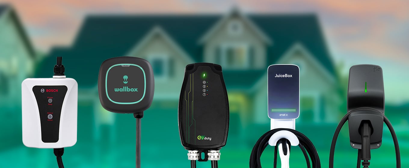 home electric car charging station