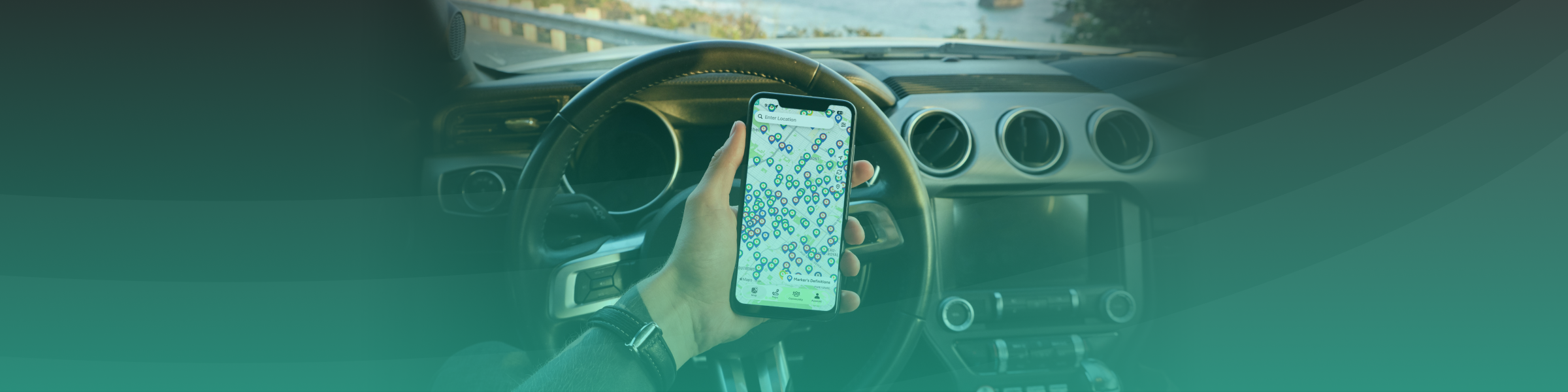 ChargeHub app showing features that make EV charging easier