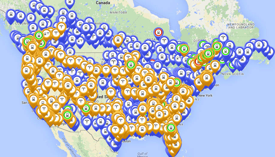 Electric Car Charging Stations Nyc Map - United States Map