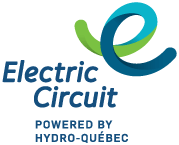 Circuit Électrique logo - electric vehicle charging network logo